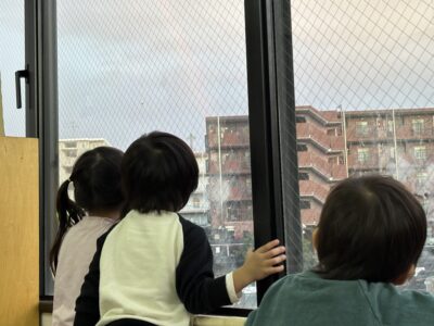大きなシャボン玉できるかな？